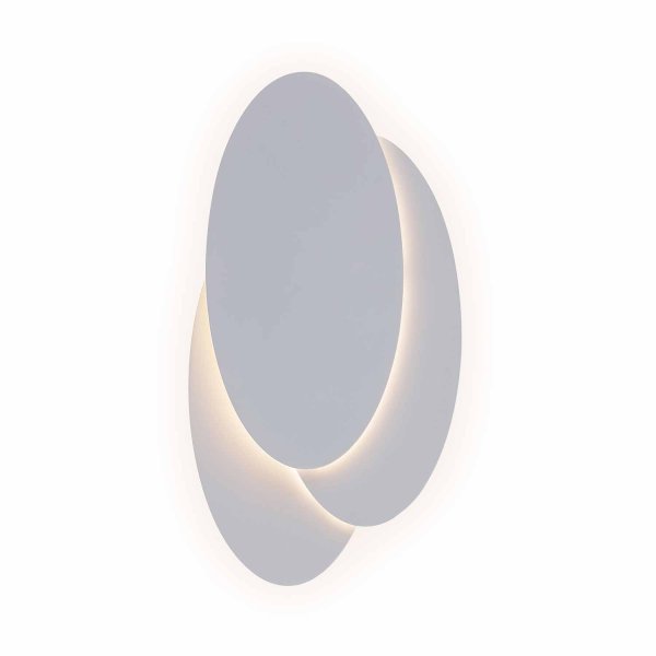 Applique LED décorative Rumy blanche, applique décorative au design moderne 2